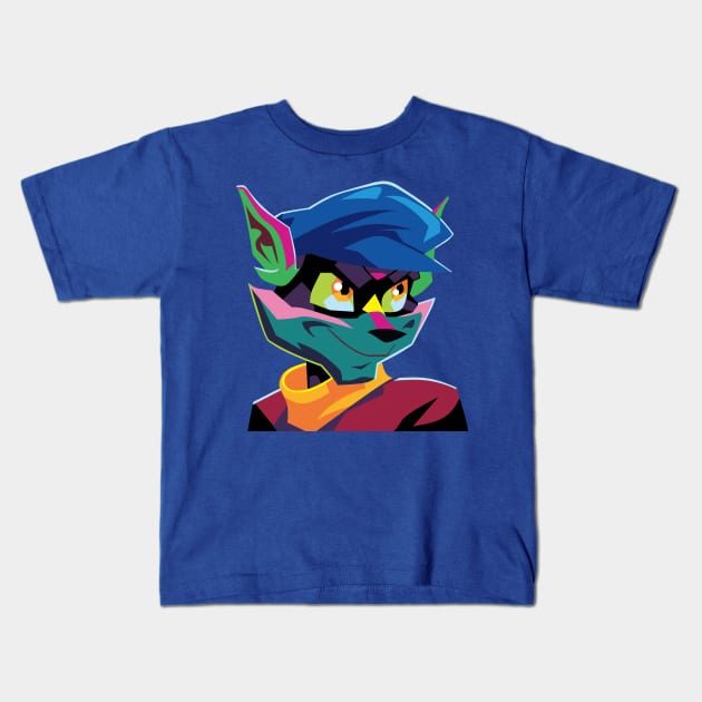 Sly Cooper PoP Kids T-Shirt by sullyink